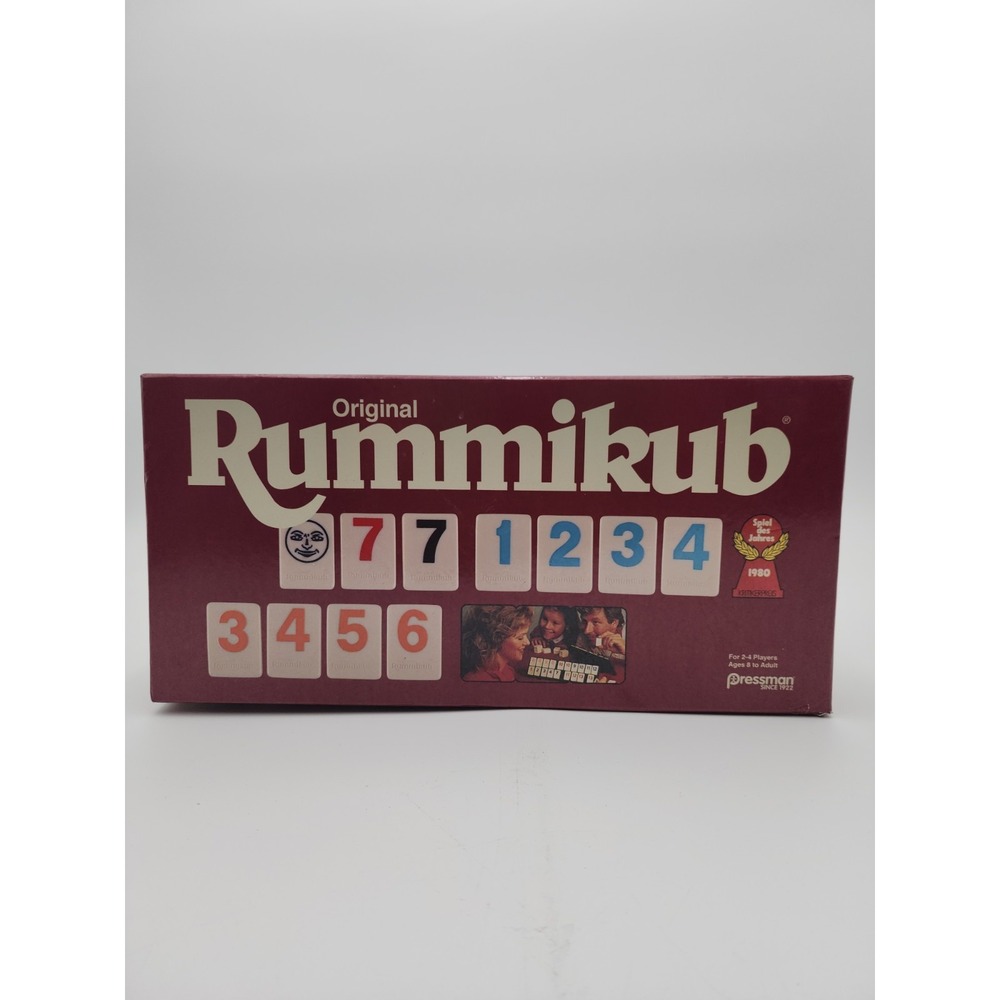 Original Rummikub Retro Style Large Numbers 2021 Complete Set Pressman